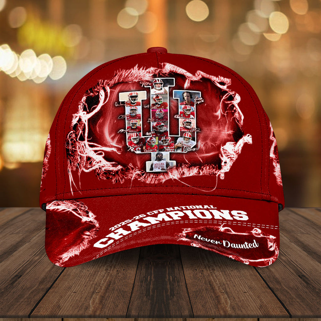 Indiana Hoosiers Football 2025 National Champions Classic Cap – HOATT15800