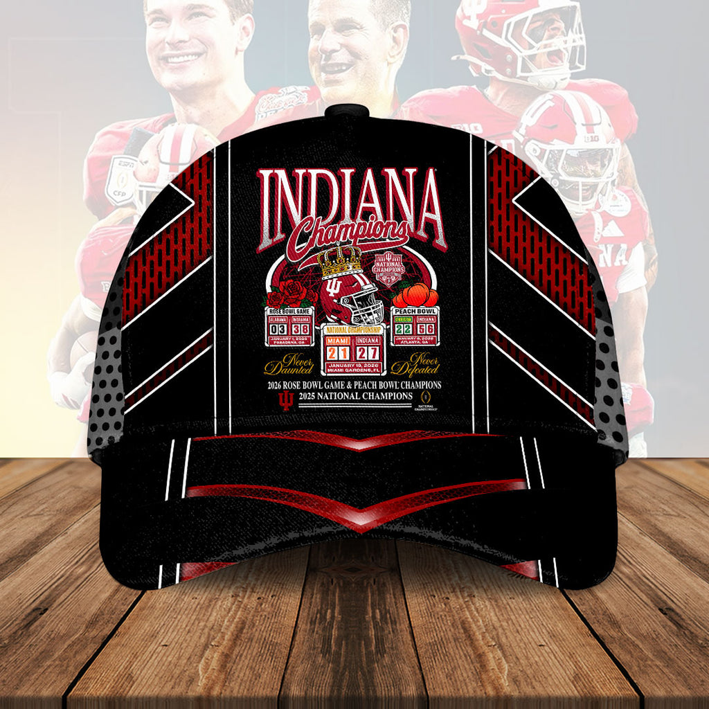Indiana Hoosiers Football 2025 National Champions Classic Cap – HOATT15864
