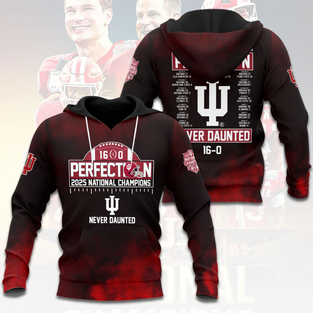 Indiana Hoosiers Football 2026 National Champions 3D Apparel – HOATT15796