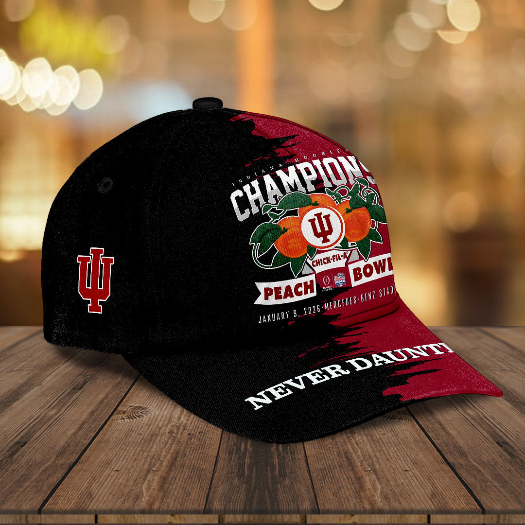 Indiana Hoosiers Football 2026 Peach Bowl Champions Classic Cap – HOATT15594