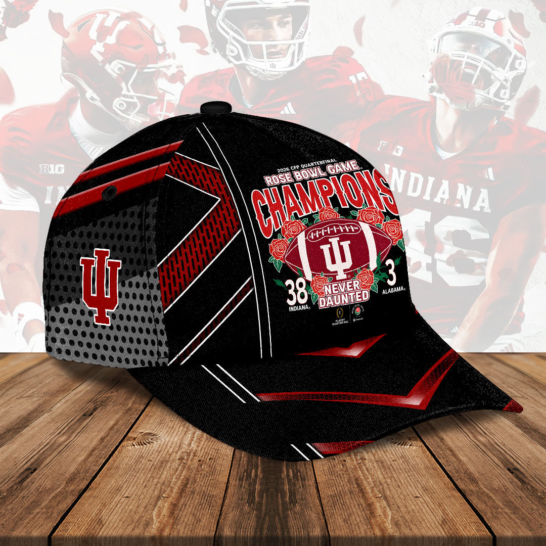 Indiana Hoosiers Football 2026 Rose Bowl Champions Classic Cap – HOATT15476