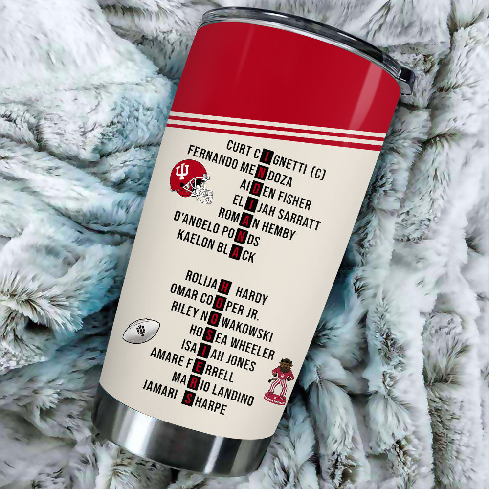 Indiana Hoosiers Football 2026 Rose Bowl Tumbler Cup – MAITM14269