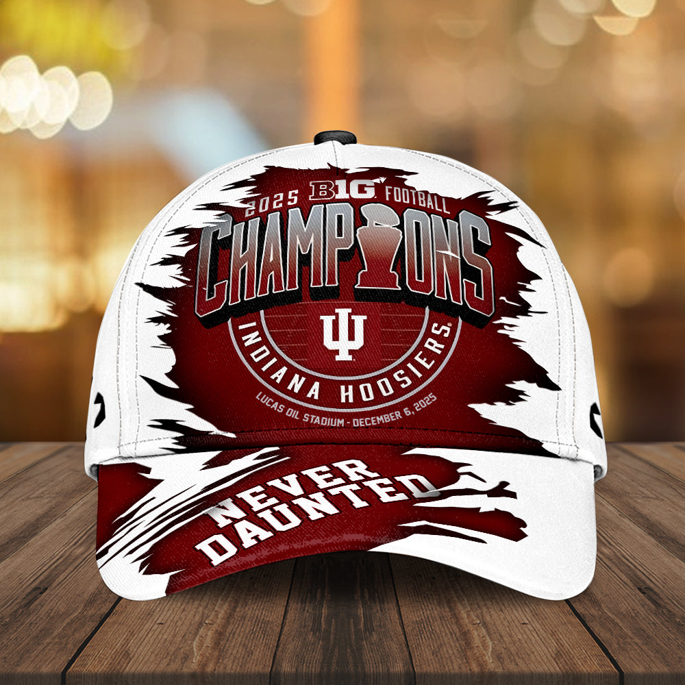 Indiana Hoosiers Football 2025 Big Ten Champions Classic Cap – MAITM13996