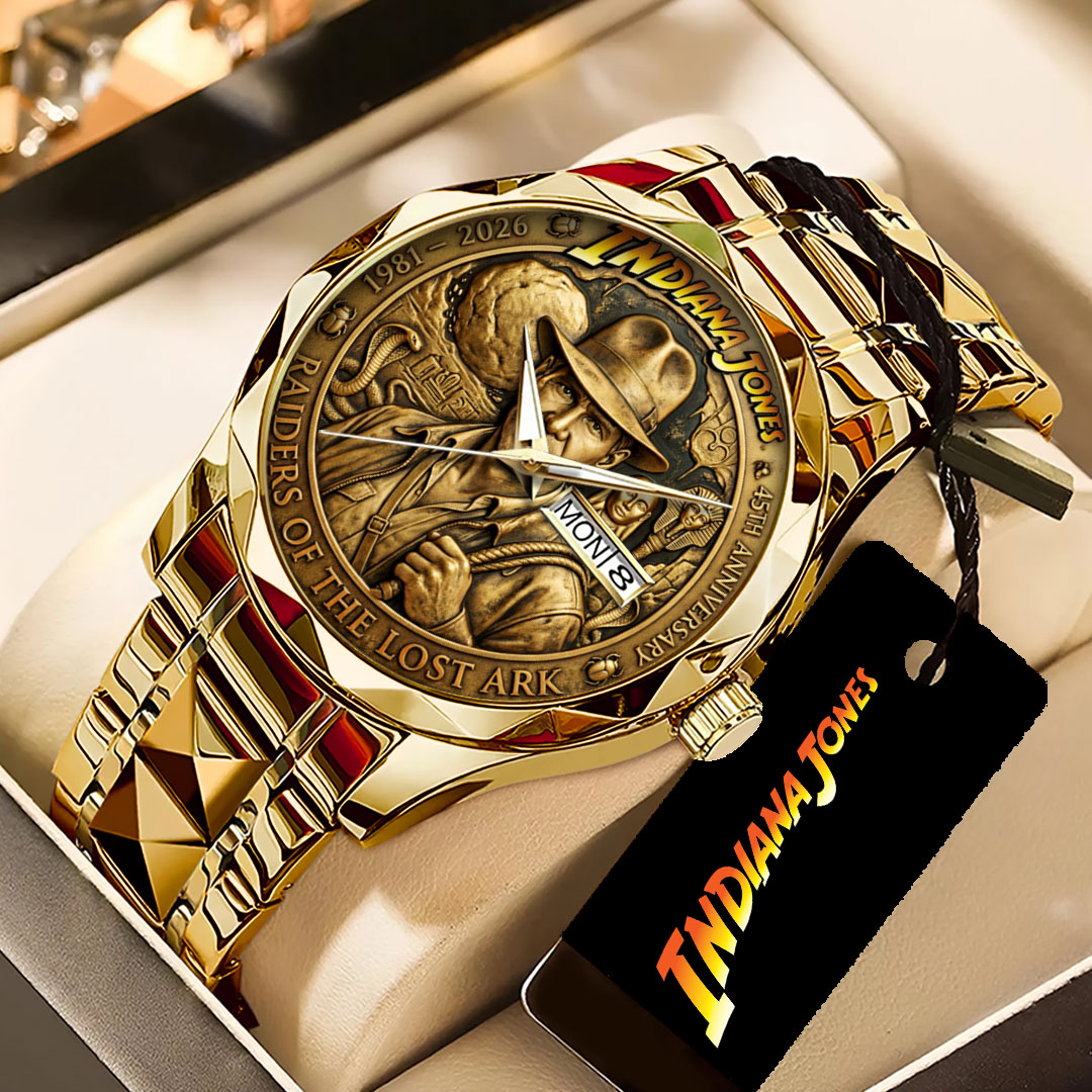 Indiana Jones 45th Anniversary Alloy Luxury Quartz Watch – TANTN20936