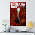 Indiana Hoosiers Football Rectangle Canvas With Inner Frame – TMTHU3677