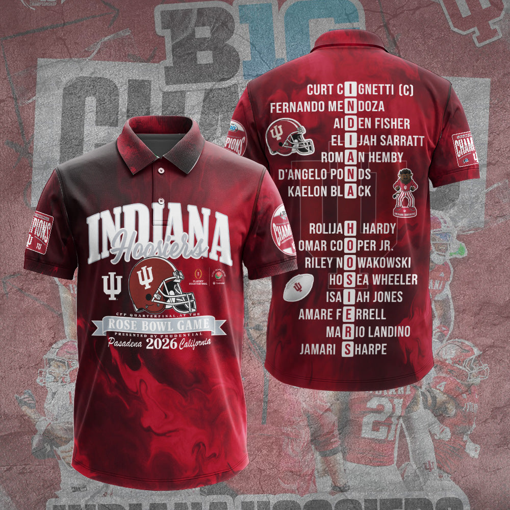 Indiana Hoosiers Football 3D Apparel – TANTN19272