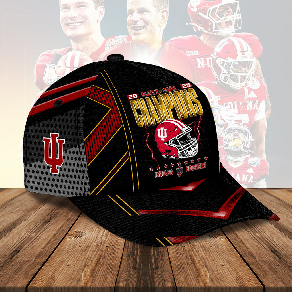 Indiana Hoosiers Football 2025 National Champions Classic Cap – HOATT15873