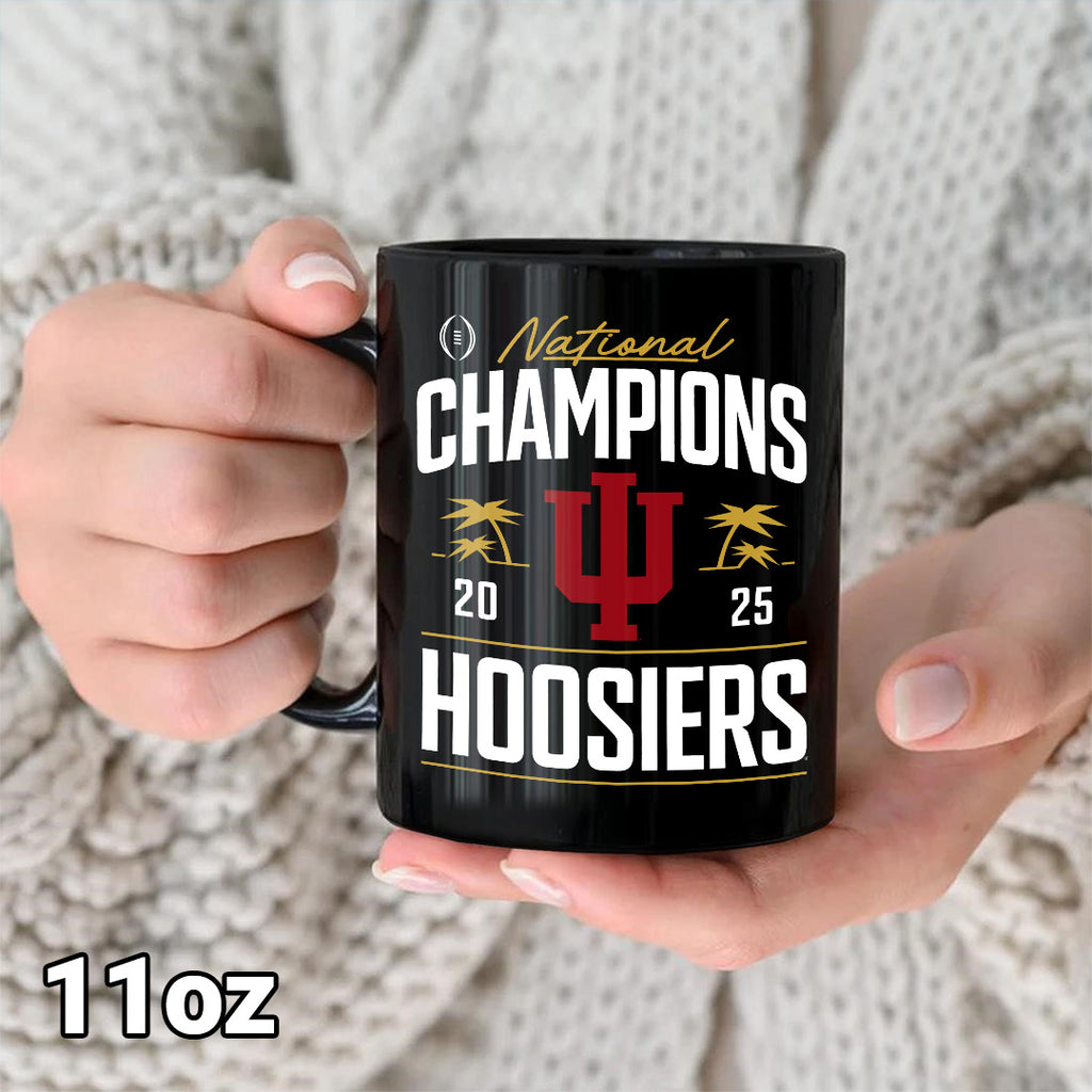 Indiana Hoosiers Football 2025 National Champions Ceramic Mug – TANTN20709