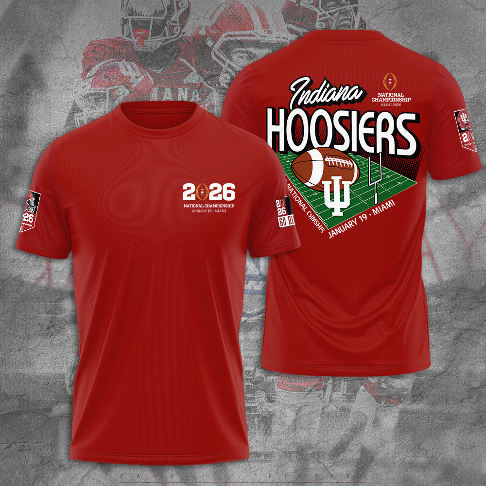 Indiana Hoosiers Football 2026 National Championship 3D Apparel – TANTN20143