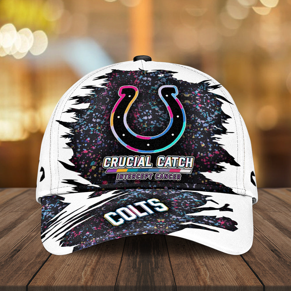 Indianapolis Colts x Crucial Catch Intercept Cancer Classic Cap – MAITM12960