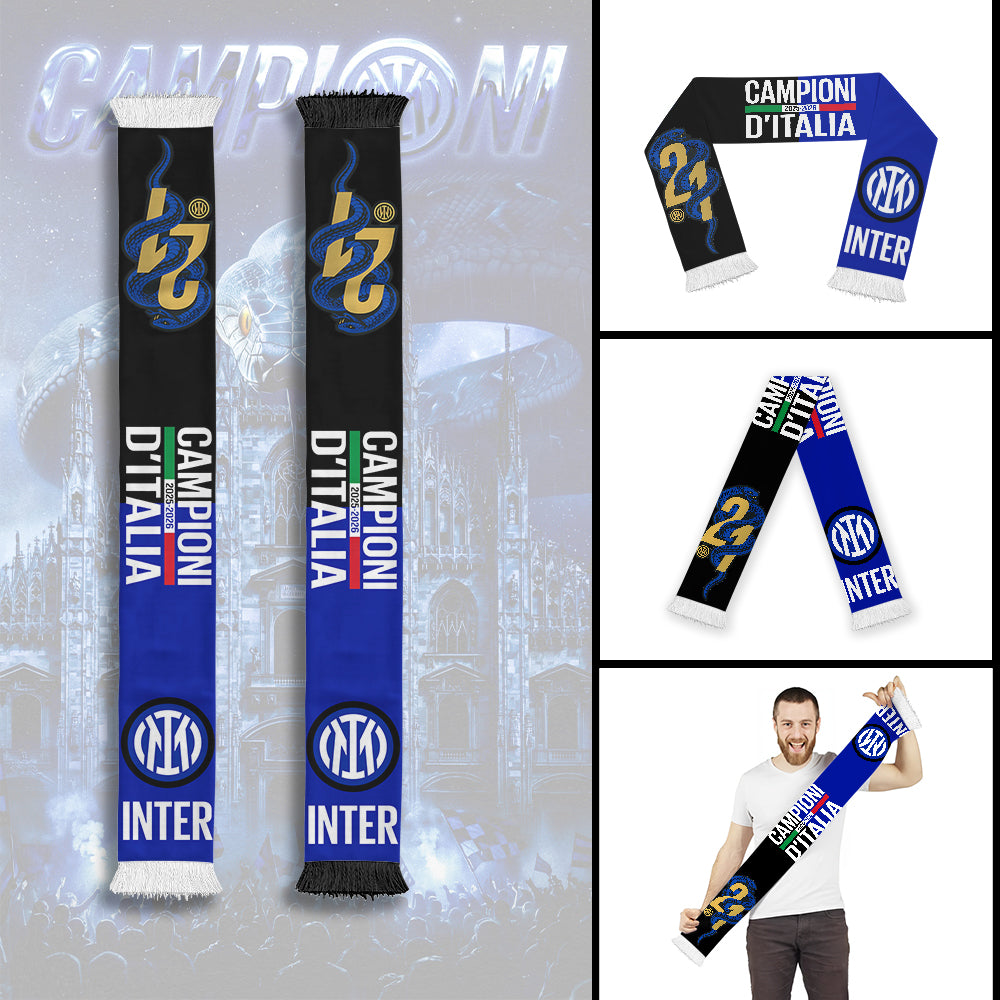 Inter Milan Campioni D'Italia 25/26 Ruffneck Soccer Scarf – TANTN22651