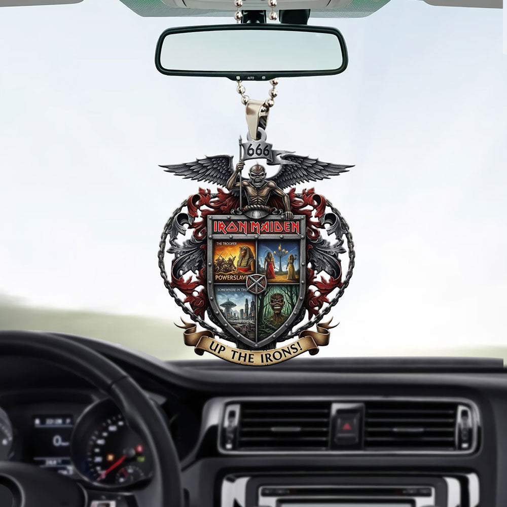 Iron Maiden Custom shape 2-sided Acrylic Car Ornament – TMTHU4493