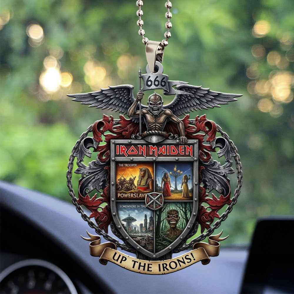 Iron Maiden Custom shape 2-sided Acrylic Car Ornament – TMTHU4493