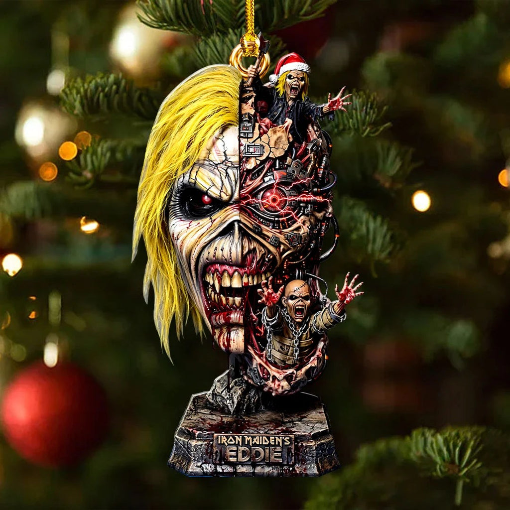 Iron Maiden Custom Shape 2-side Printed Acrylic Ornament – HOATT21499