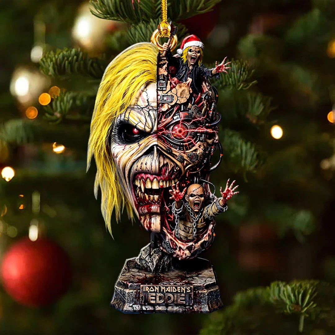 Iron Maiden Custom Shape 2-side Printed Acrylic Ornament – HOATT21499