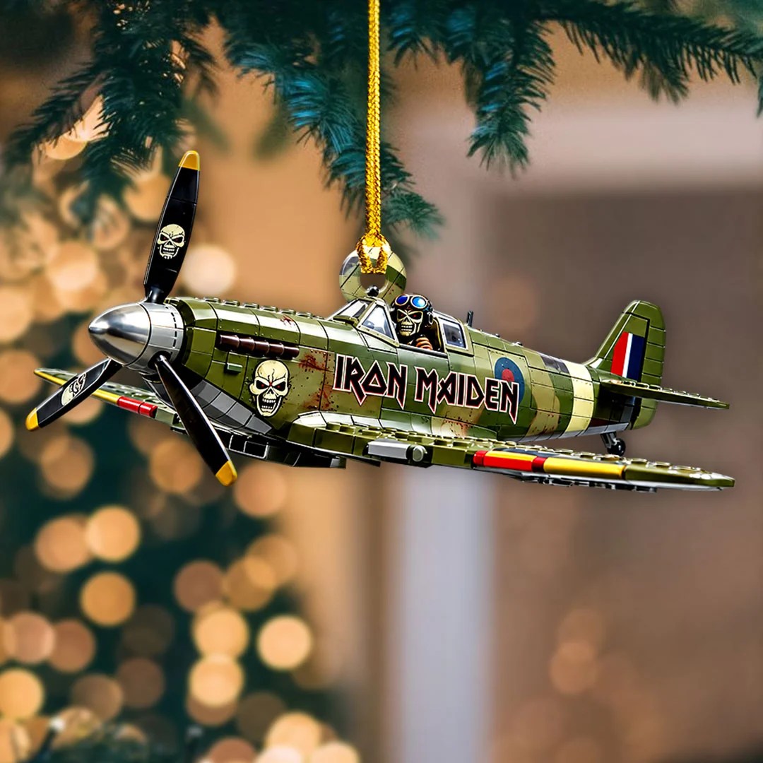 Iron Maiden Custom Shape 2-side Printed Acrylic Ornament – HOATT21502