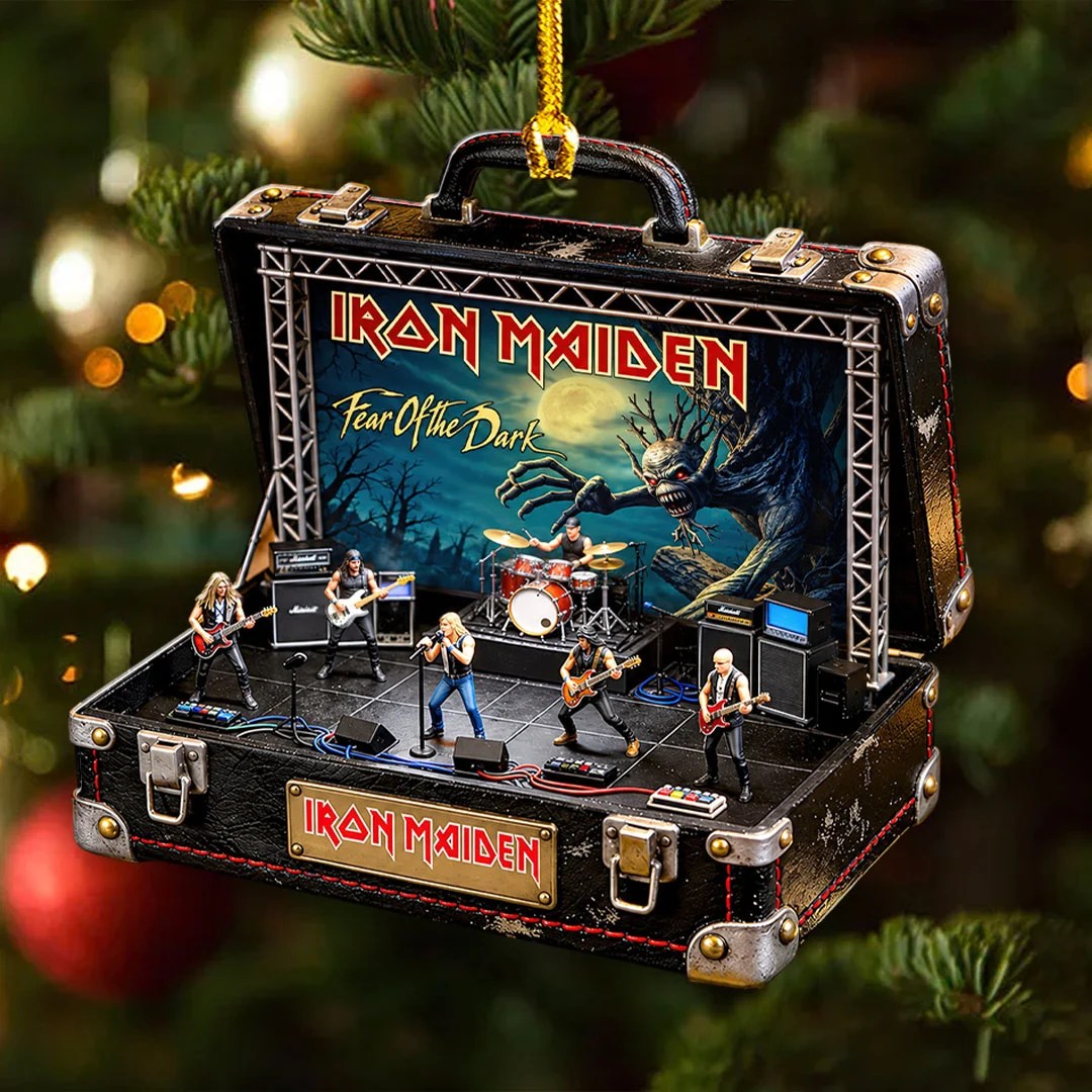 Iron Maiden Custom Shape 2-side Printed Acrylic Ornament – HOATT21563