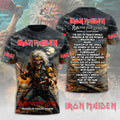 Iron Maiden 2026 World Tour 3D Apparel – TMTHU4908