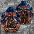Iron Maiden 2026 World Tour 3D Apparel – TMTHU9526