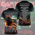 Iron Maiden 2026 World Tour 3D Apparel – TMTHU5426