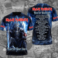 Iron Maiden 2026 World Tour 3D Apparel – TMTHU9774