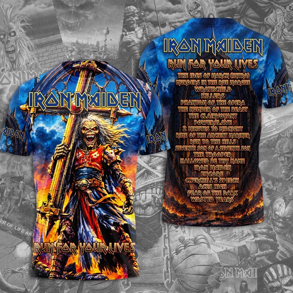 Iron Maiden 2026 World Tour 3D Apparel – TMTHU9784
