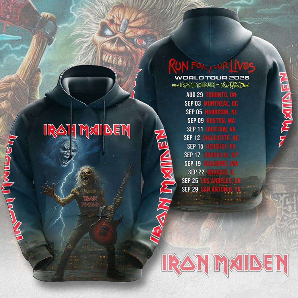 Iron Maiden 2026 World Tour 3D Apparel – MAITM15067