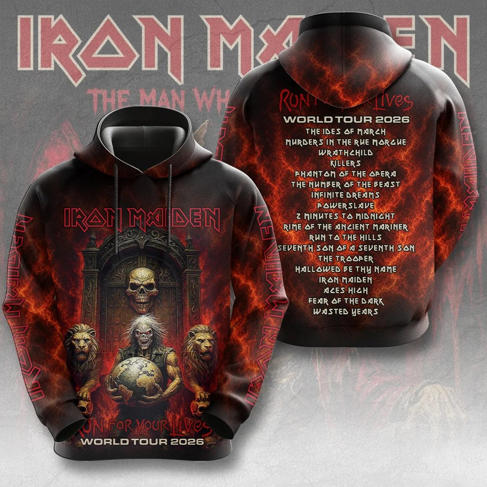Iron Maiden 2026 World Tour 3D Apparel – MAITM15317