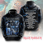 Iron Maiden 2026 World Tour 3D Apparel – TMTHU4803