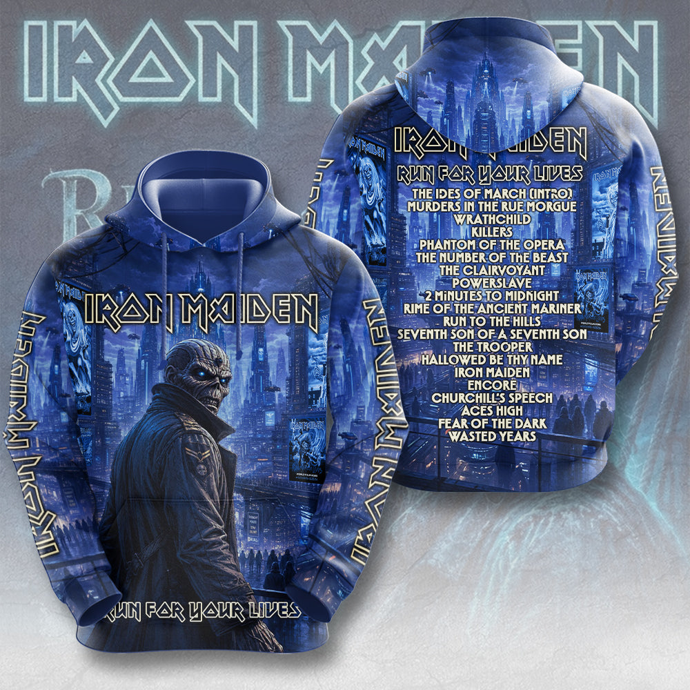 Iron Maiden 2026 World Tour 3D Apparel – TMTHU7523