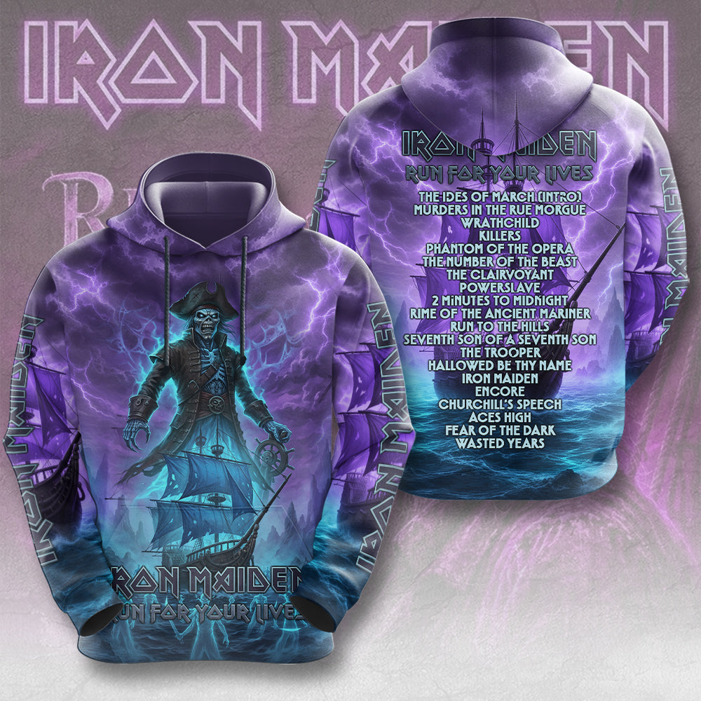 Iron Maiden 2026 World Tour 3D Apparel – TMTHU8574