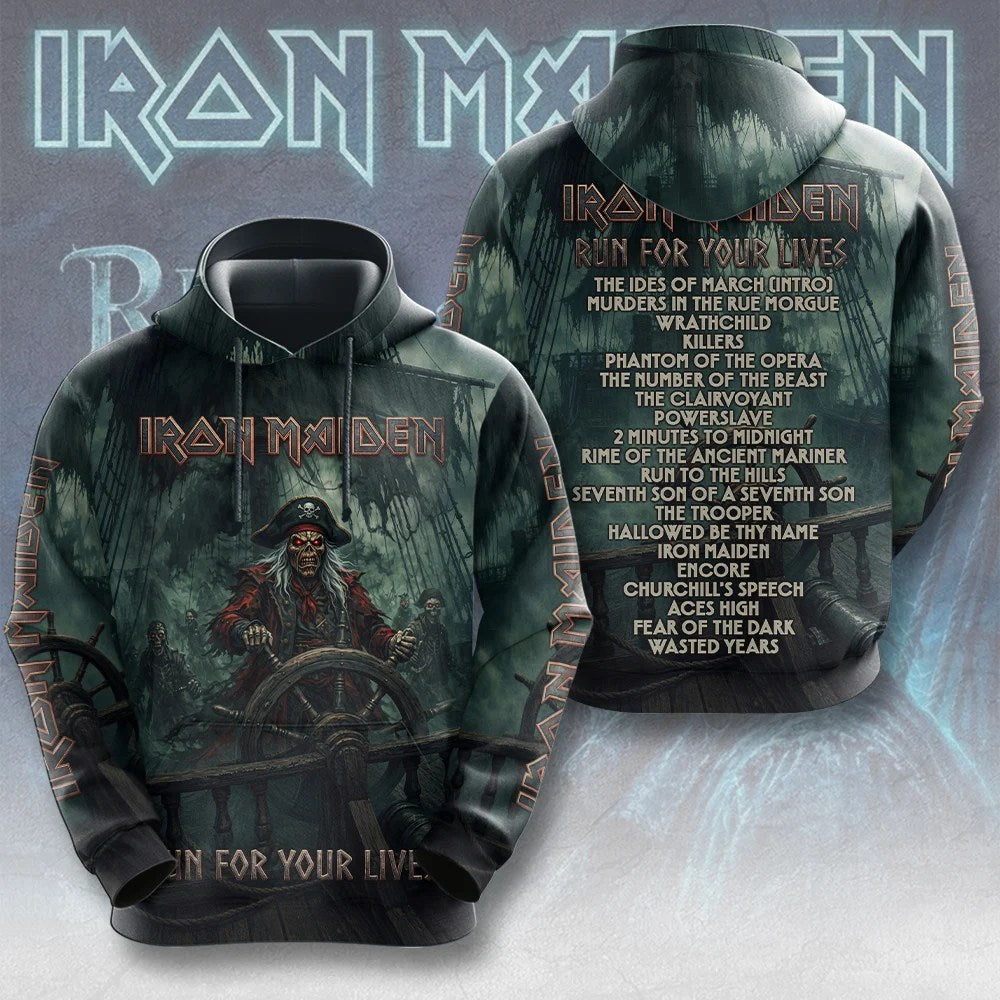 Iron Maiden 2026 World Tour 3D Apparel – TMTHU8748