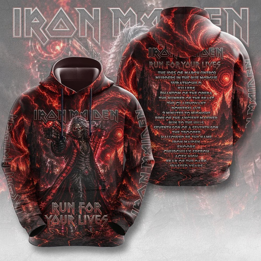 Iron Maiden 2026 World Tour 3D Apparel – TMTHU9363