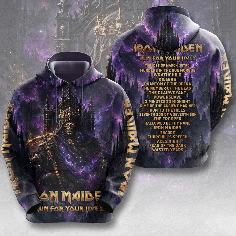Iron Maiden 2026 World Tour 3D Apparel – TMTHU9545