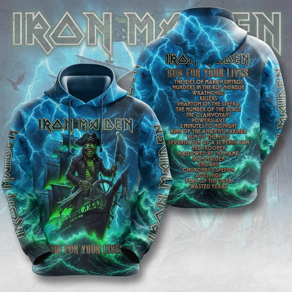Iron Maiden 2026 World Tour 3D Apparel – TMTHU9552