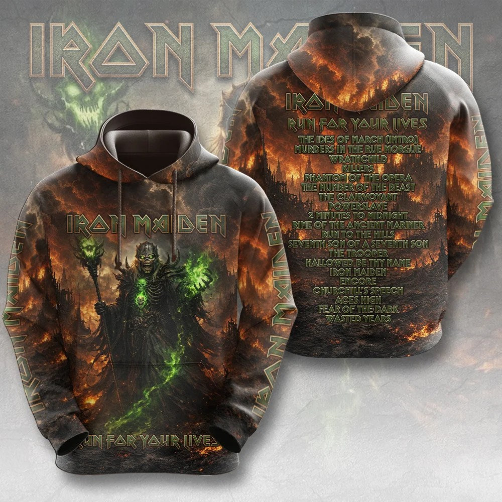 Iron Maiden 2026 World Tour 3D Apparel – TMTHU9649