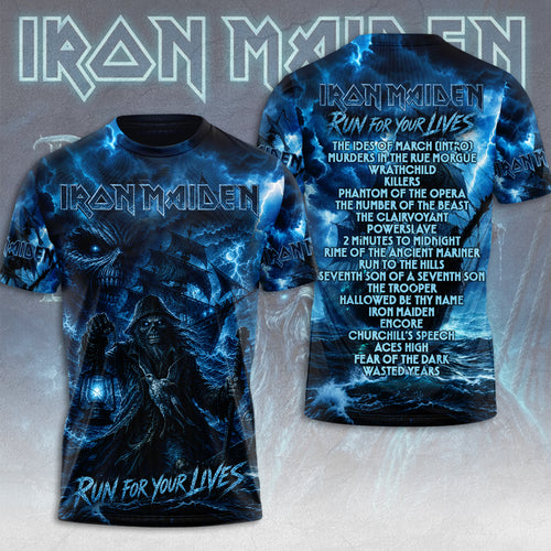 Iron Maiden 2026 World Tour 3D Apparel – TMTHU6956