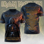 Iron Maiden 2026 World Tour 3D Apparel – TMTHU6994