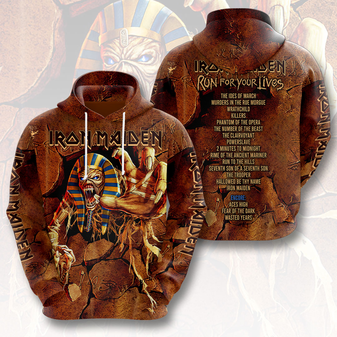 Iron Maiden 2026 World Tour 3D Apparel – HOATT16458