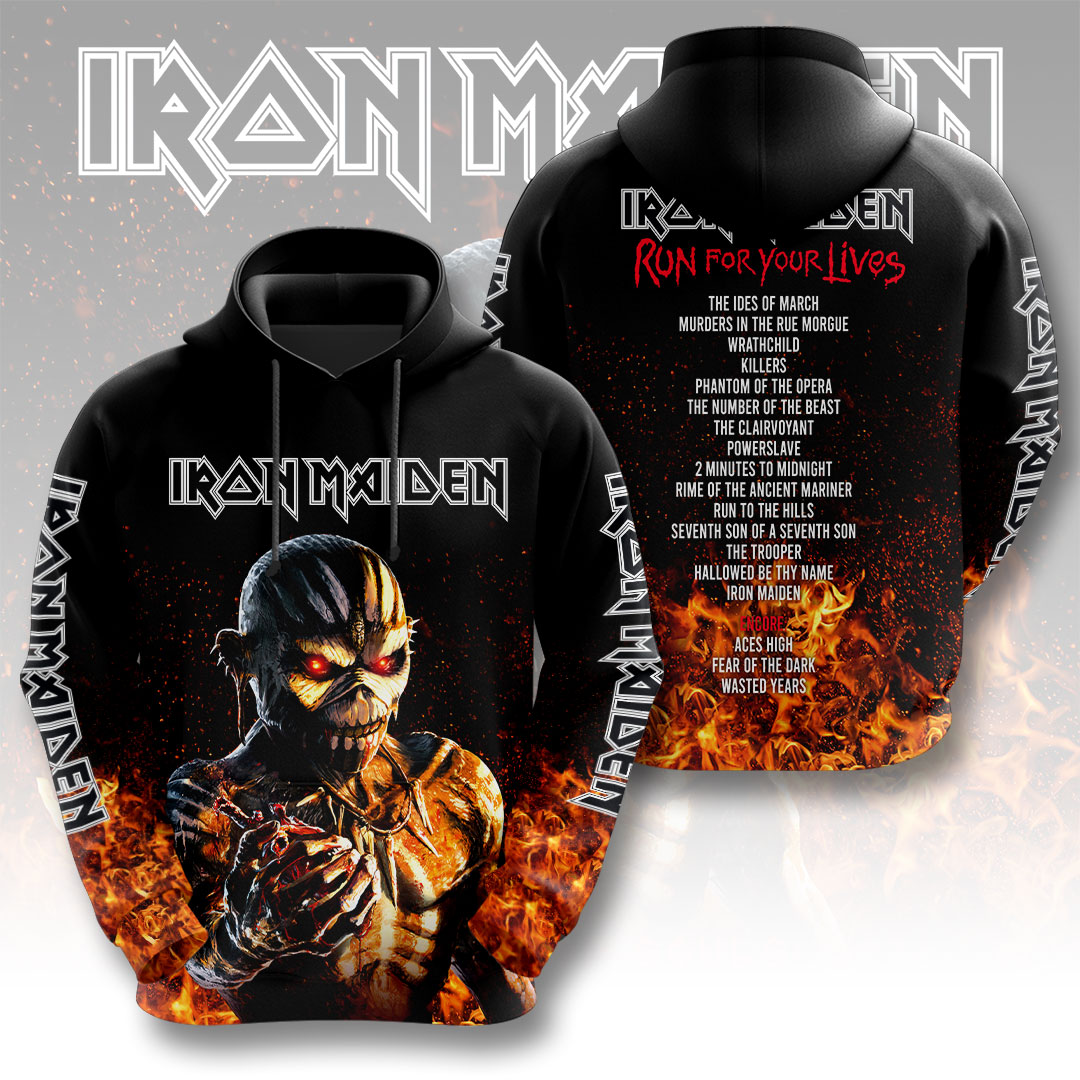 Iron Maiden 2026 World Tour 3D Apparel – HOATT16516