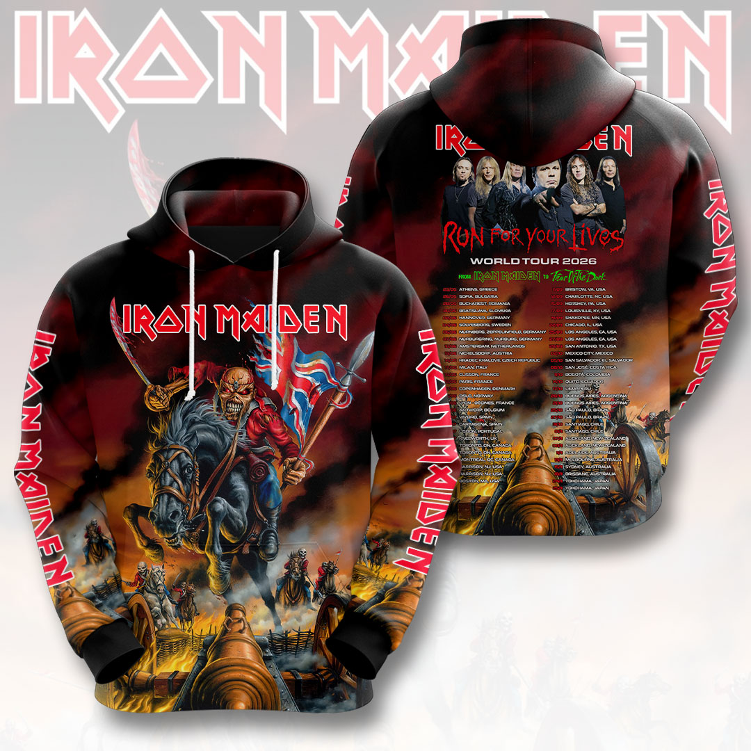 Iron Maiden 2026 World Tour 3D Apparel – HOATT16522