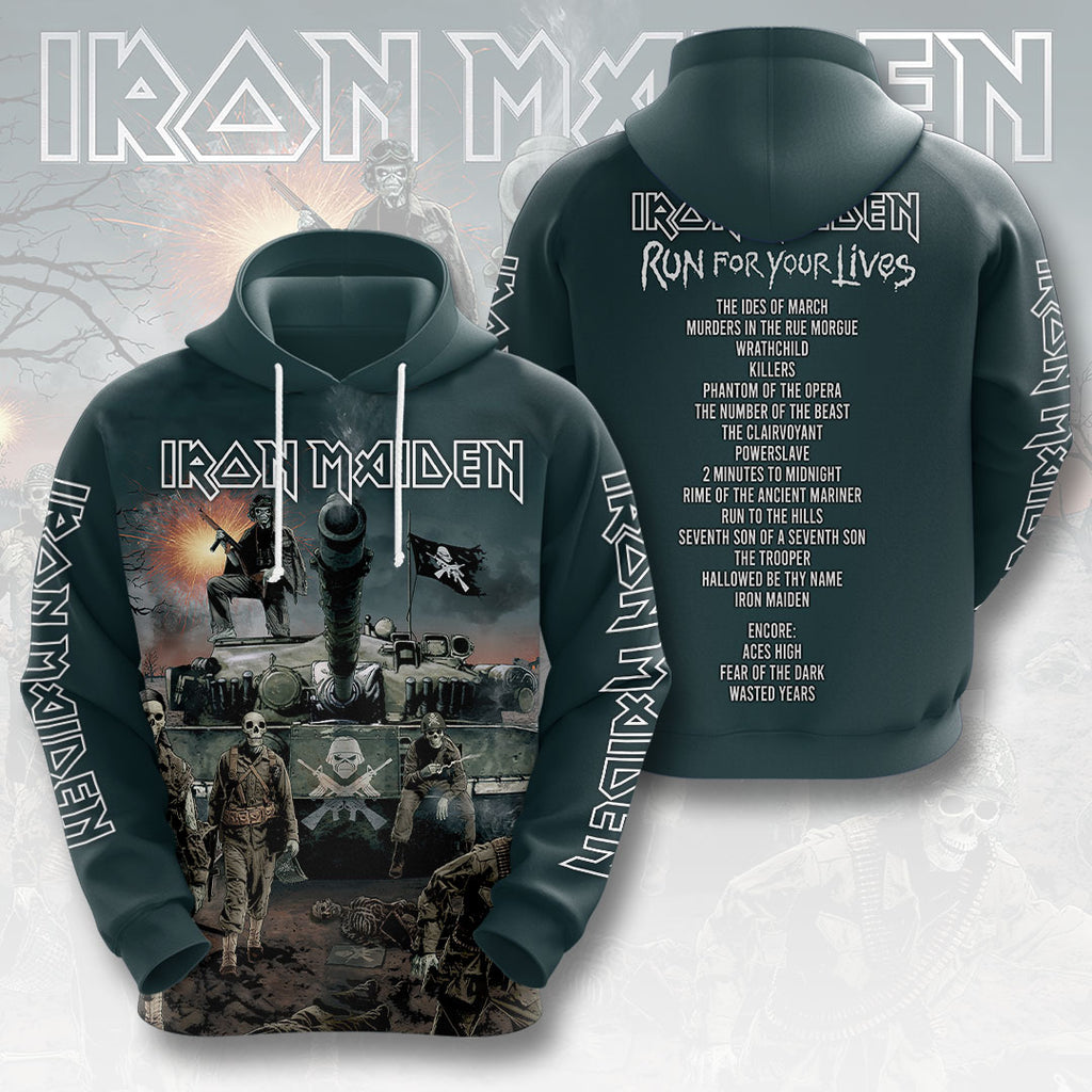 Iron Maiden 2026 World Tour 3D Apparel – HOATT16548