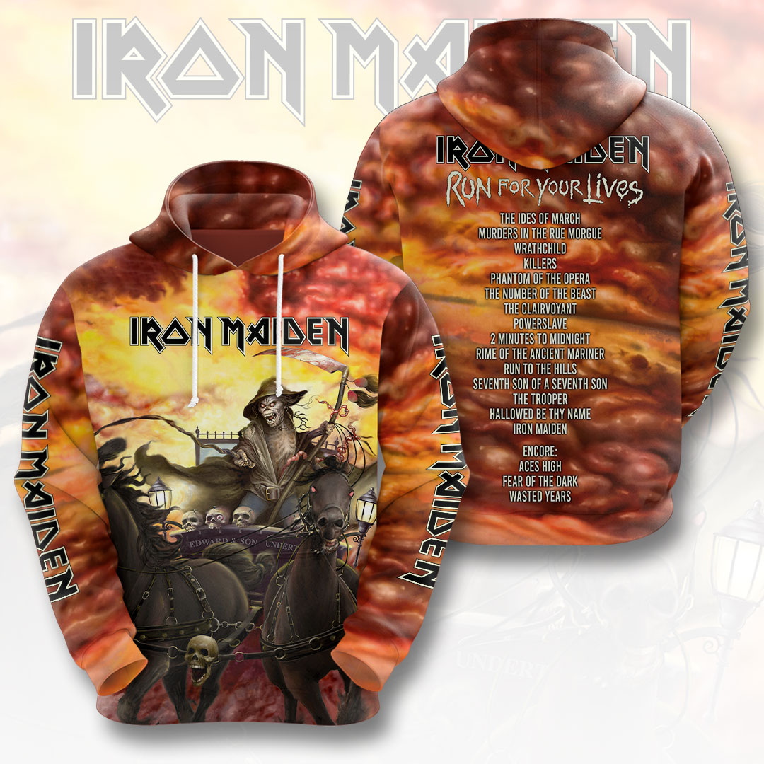 Iron Maiden 2026 World Tour 3D Apparel – HOATT16549