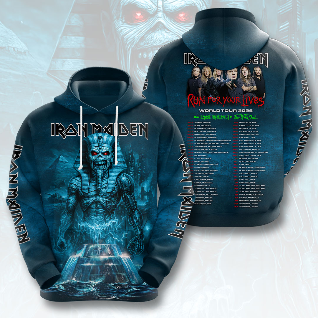 Iron Maiden 2026 World Tour 3D Apparel – HOATT16551