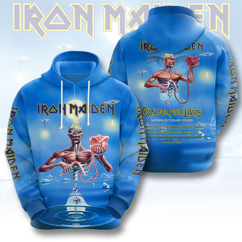 Iron Maiden 2026 World Tour 3D Apparel – HOATT16559