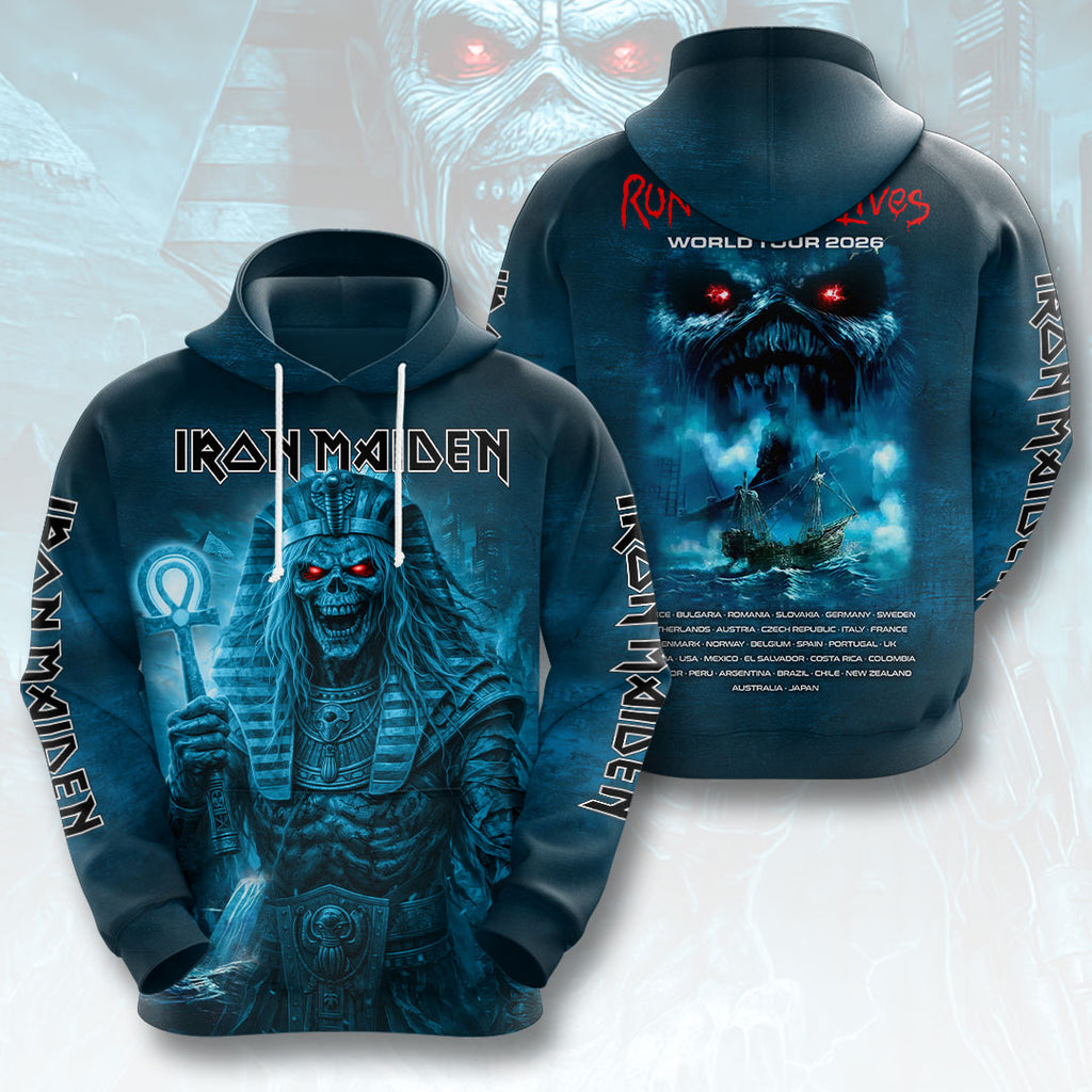 Iron Maiden 2026 World Tour 3D Apparel – HOATT16898