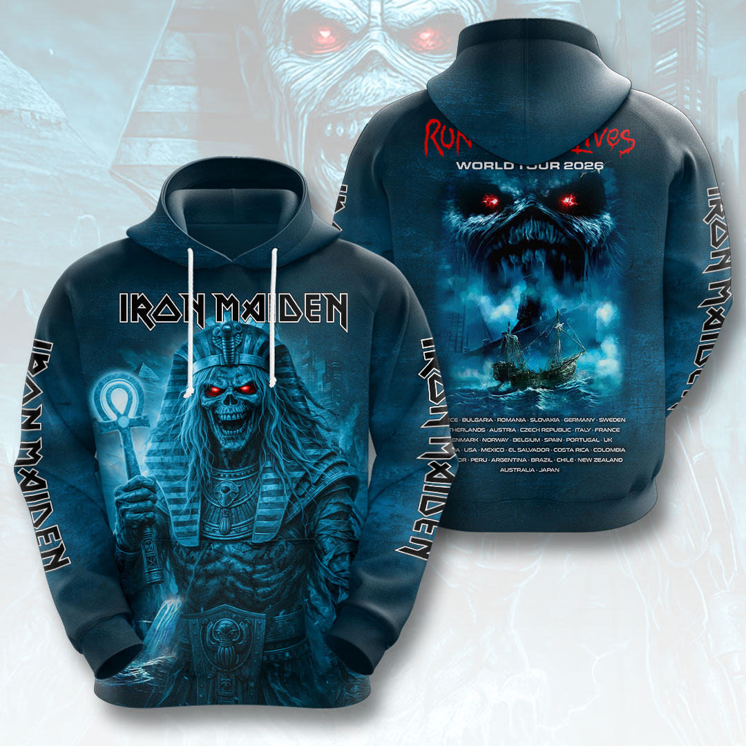 Iron Maiden 2026 World Tour 3D Apparel – HOATT16898