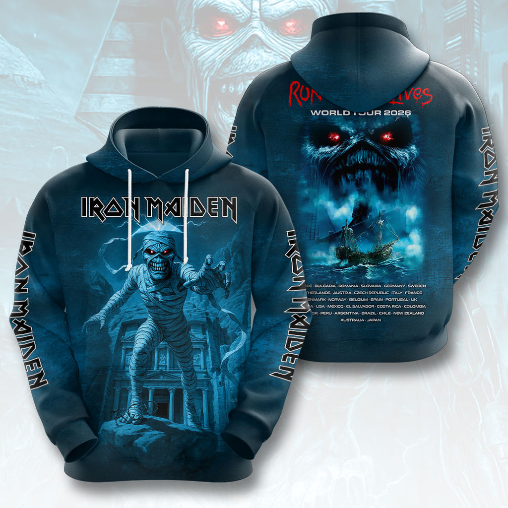Iron Maiden 2026 World Tour 3D Apparel – HOATT17237