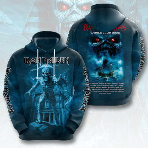 Iron Maiden 2026 World Tour 3D Apparel – HOATT17237