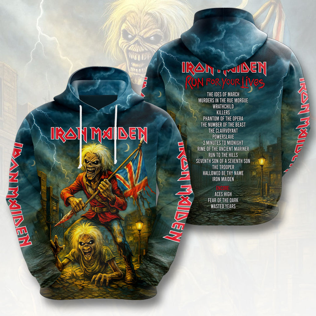Iron Maiden 2026 World Tour 3D Apparel – HOATT17245
